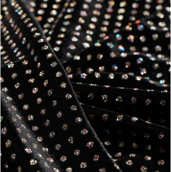 NW H&M Velour glitter Top, Full Sleeves, Size S - Picture 2 of 9